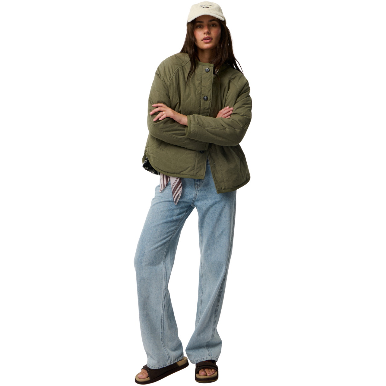 2026 Rip Curl Womens Bossa Nova Revo Jacket 047WJA - Military Green
